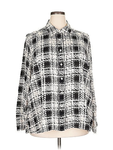 Foxcroft Long Sleeve Button-Down Shirt (view 1)