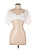 Unbranded White 3/4 Sleeve Blouse Size L - photo 1