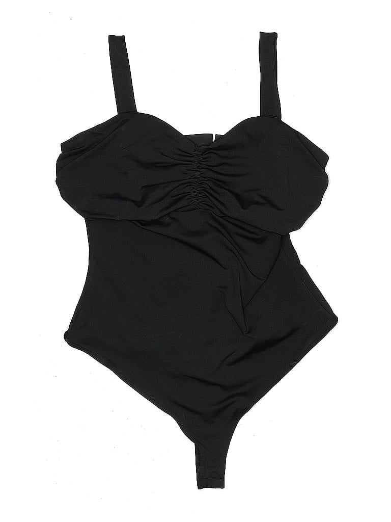 Pre-owned Ny & C Bodysuit In Black