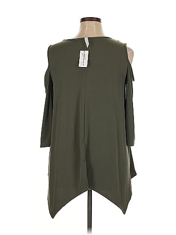 NY Collection 3/4 Sleeve Top (view 2)