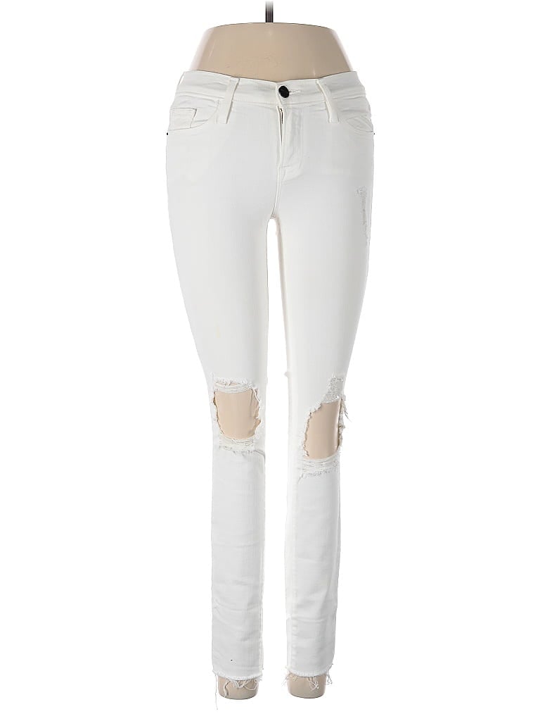 Click to view more detailed imagery on our partner's website Pre-owned Frame Jeans In White