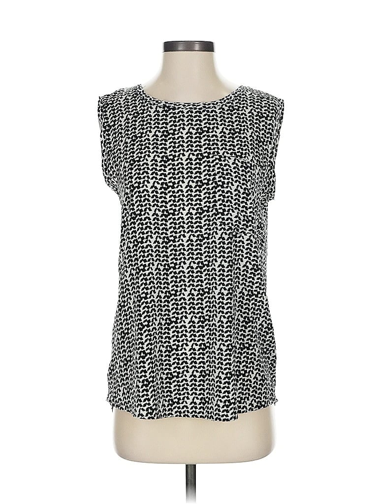 ANN TAYLOR LOFT Pre-owned Sleeveless Blouse In Silver