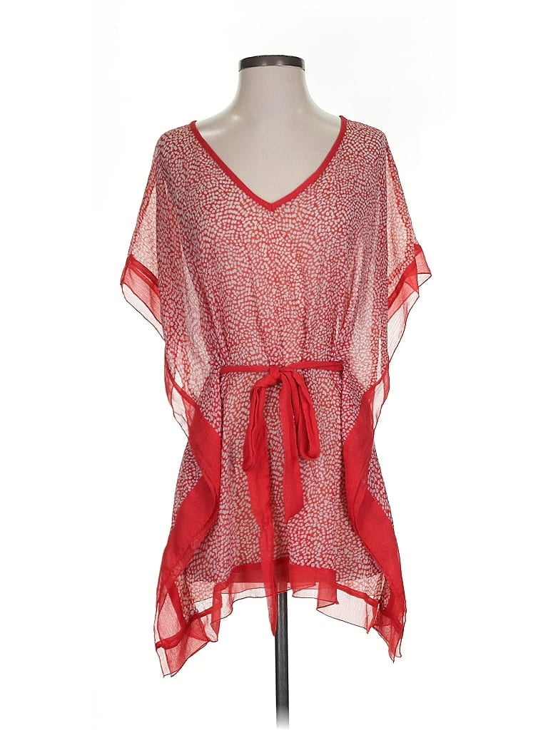Pre-owned Unbranded Swimsuit Cover Up In Red