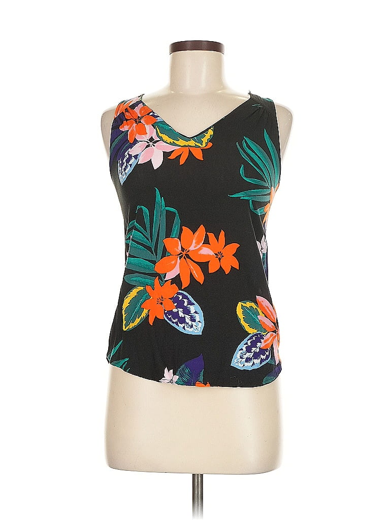 Pre-owned Old Navy Tank Top Black Halter Neckline Tops