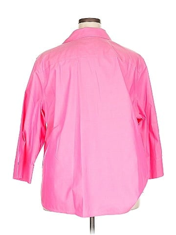 Foxcroft 3/4 Sleeve Button-Down Shirt (view 2)
