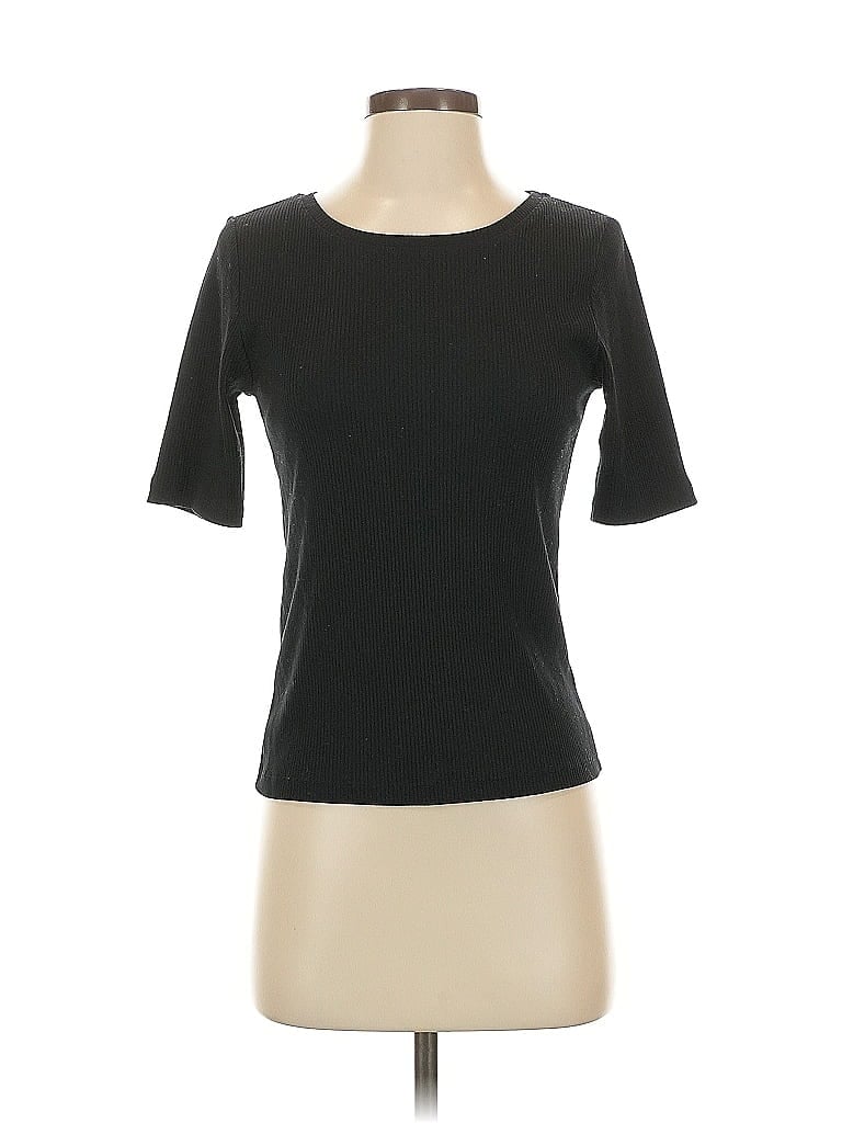 Pre-owned Uniqlo Short Sleeve T-shirt In Black