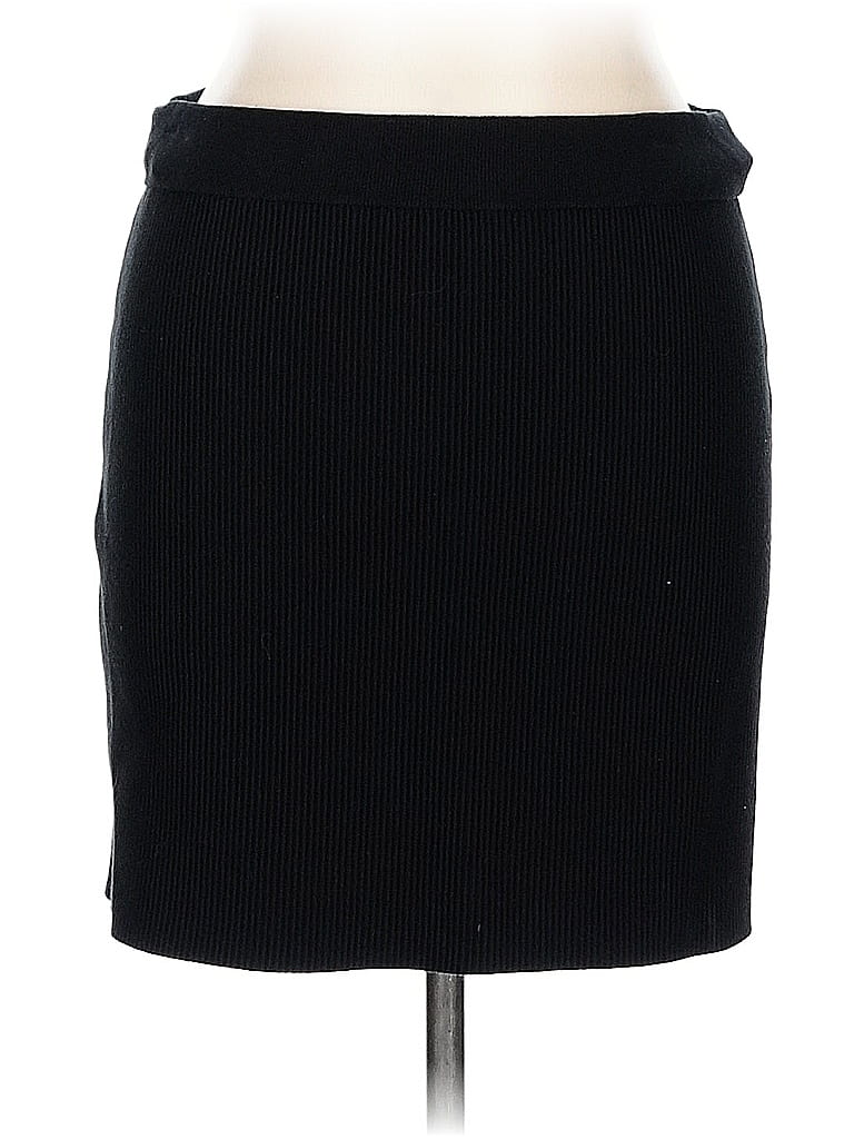 Pre-owned Open Edit Casual Skirt In Black