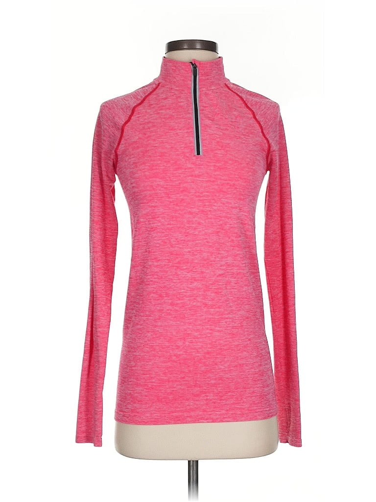 Pre-owned Victoria's Secret Pink Fleece Jacket In Red
