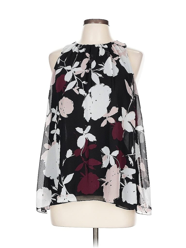 Pre-owned Vince Camuto Sleeveless Blouse In Black