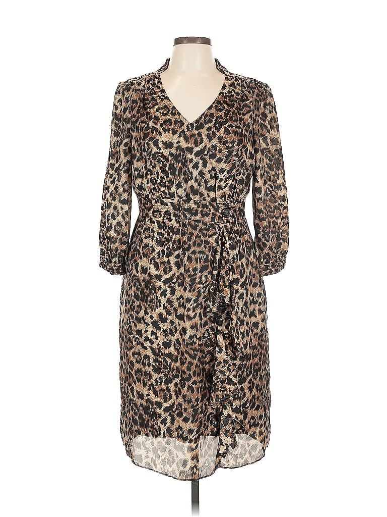 Pre-owned Antonio Melani Casual Dress In Brown