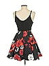 Speechless 100% Polyester Floral Black Cocktail Dress Size 3 - photo 2