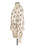 Derek Lam Collective 100% Polyester Floral Ivory White Long Sleeve Blouse Size EU (IT) 36 / US 0 - photo 5