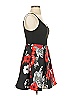 Speechless 100% Polyester Floral Black Cocktail Dress Size 3 - photo 4