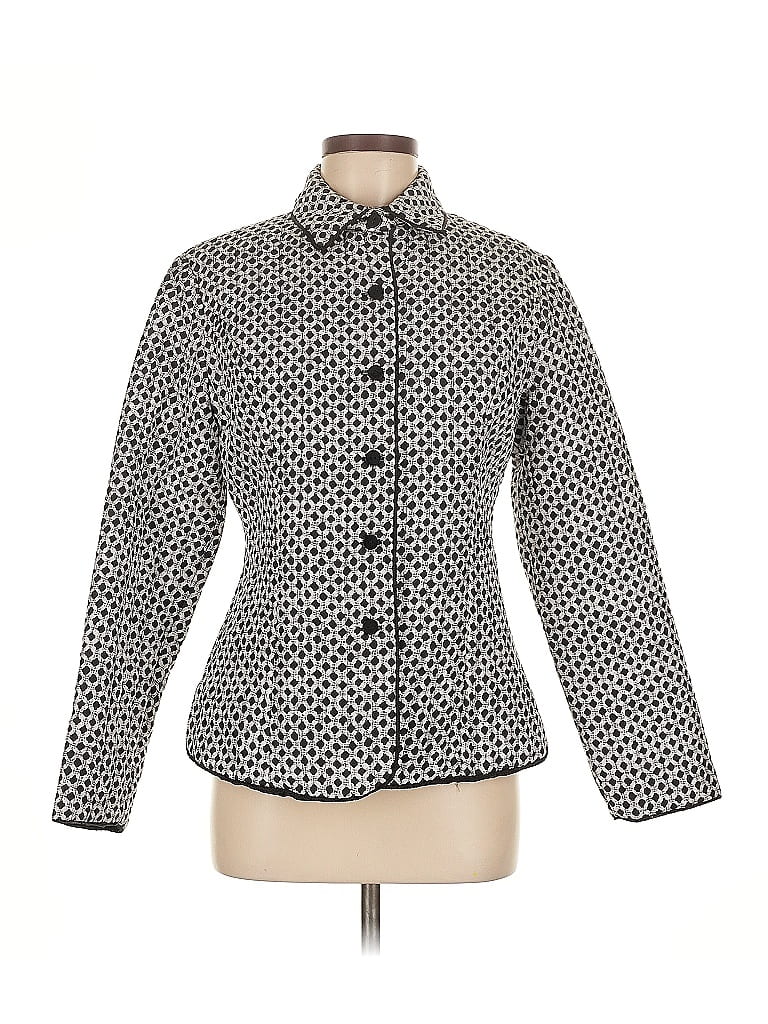 Pre-owned Anne Carson Jacket In Silver