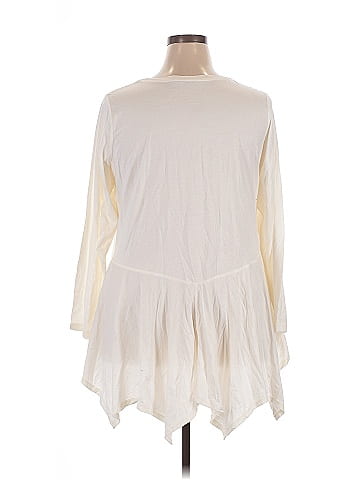 LOGO by Lori Goldstein 3/4 Sleeve Top (view 2)