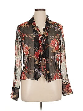 Allison Taylor Long Sleeve Silk Top
