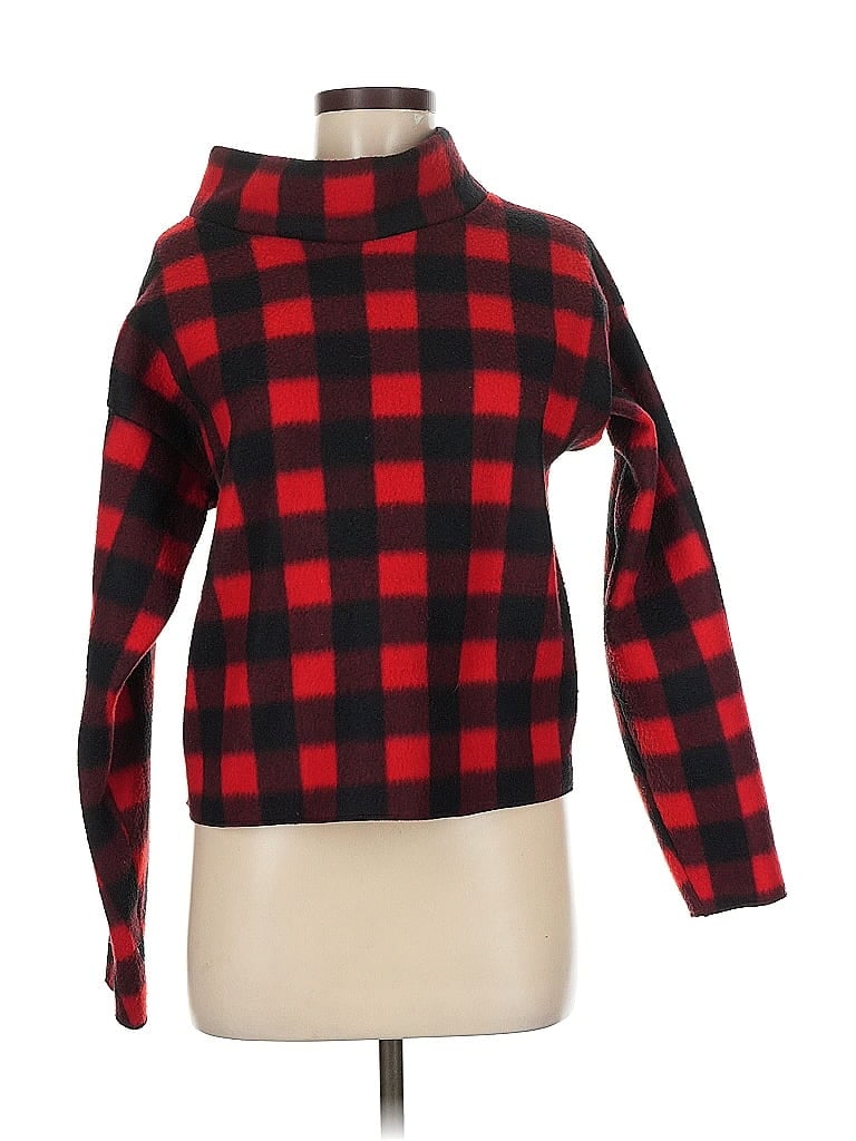 Pre-owned Assorted Brands Turtleneck Sweater In Red