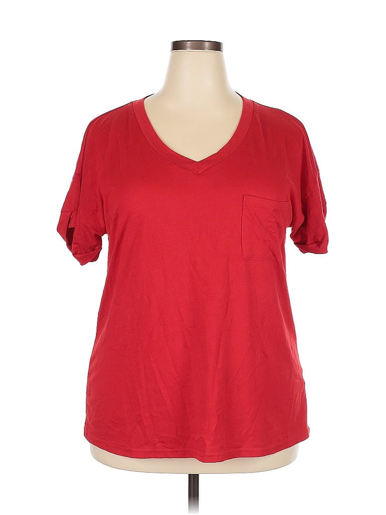 Pre-owned Miholl Short Sleeve T-shirt In Red
