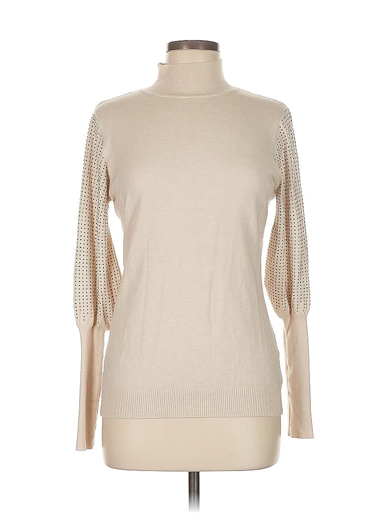 Click to view more detailed imagery on our partner's website Pre-owned Liv Milano Turtleneck Sweater In Brown