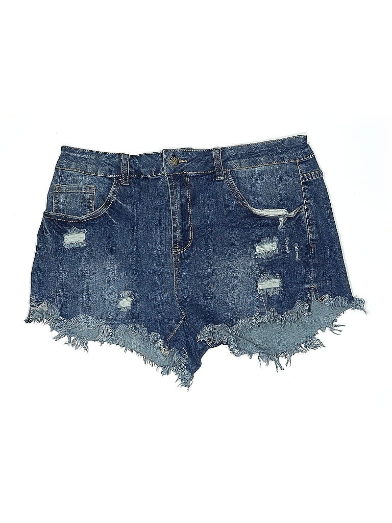Pre-owned Jeans Denim Shorts In Blue