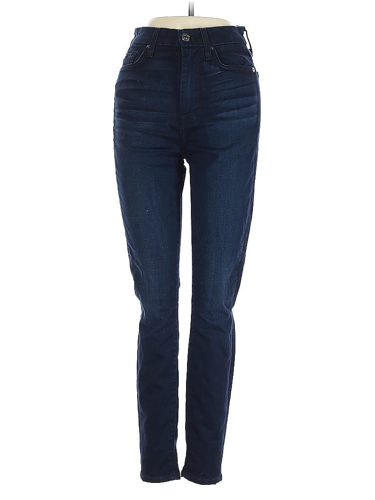 Pre-owned 7 For All Mankind Jeans In Blue