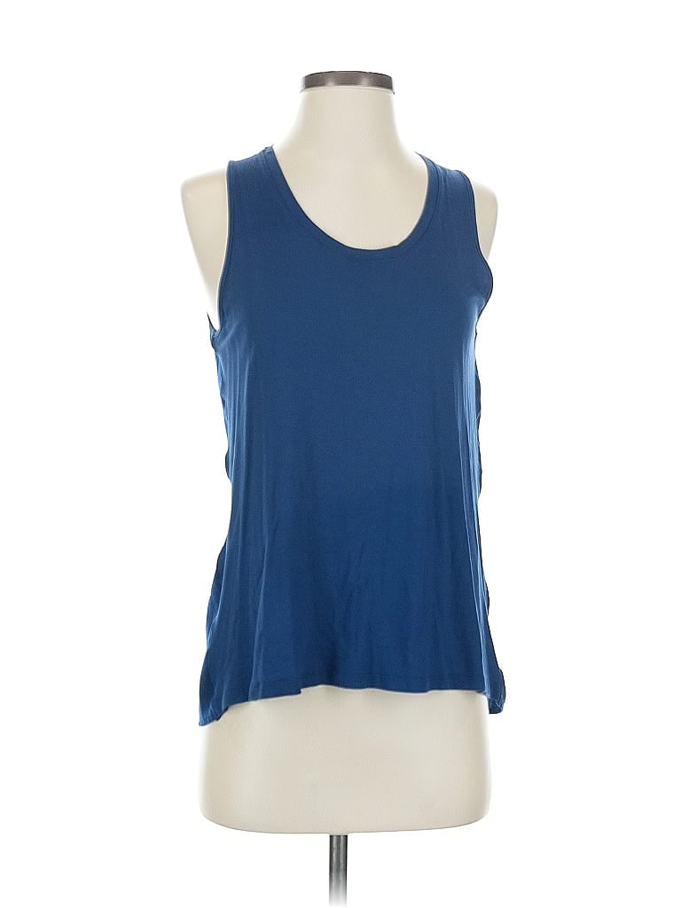 Pre-owned Banana Republic Factory Store Sleeveless T-shirt In Blue