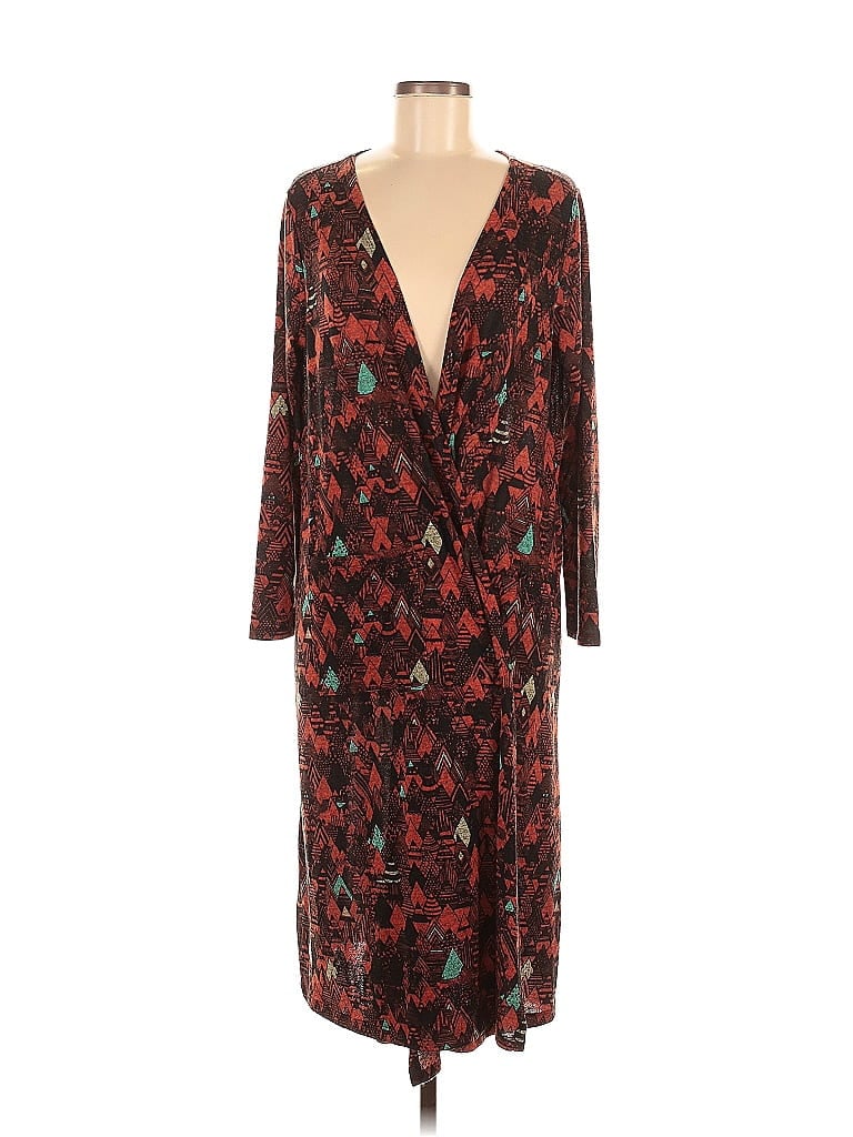 Pre-owned Lularoe Cardigan Sweater In Black