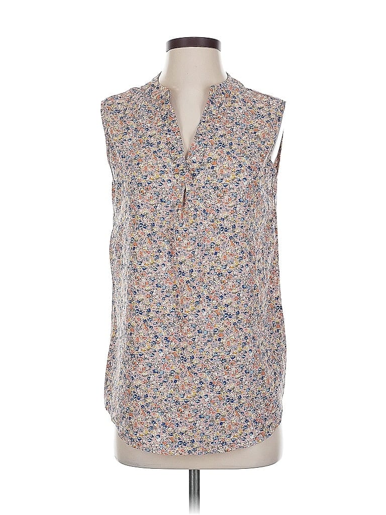 Pre-owned Assorted Brands Sleeveless Blouse In White