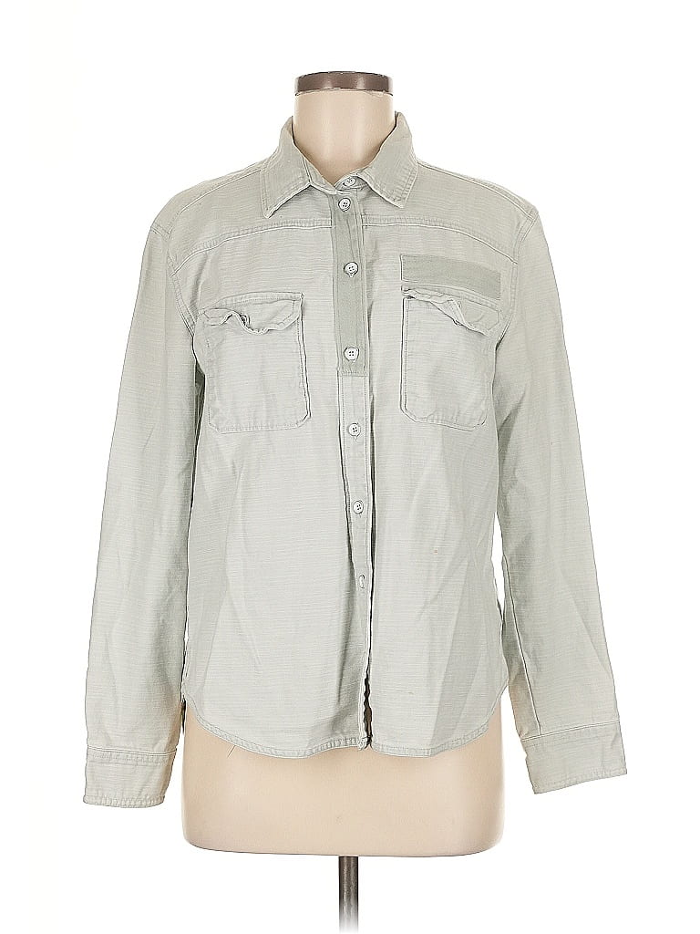 Click to view more detailed imagery on our partner's website Pre-owned Bdg Long Sleeve Button Down Shirt In Gray