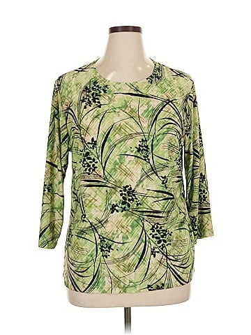 JM Collection 3/4 Sleeve Blouse (view 1)