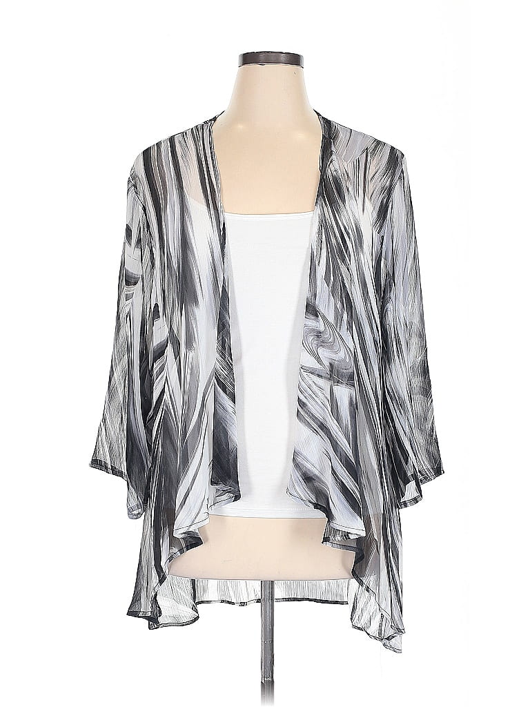 All Hours Kimono In Silver