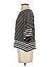 Max Studio Stripes Black Short Sleeve T-Shirt Size XS - photo 5