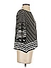 Max Studio Stripes Black Short Sleeve T-Shirt Size XS - photo 4