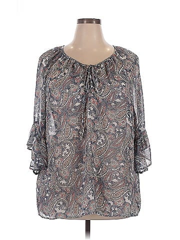 db established 1962 3/4 Sleeve Blouse (view 1)