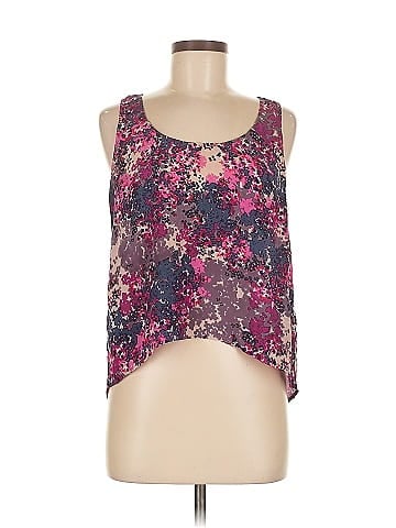 Sparkle & Fade Sleeveless Silk Top (view 1)