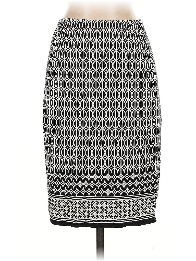 Pre-owned Max Studio Casual Skirt In Silver