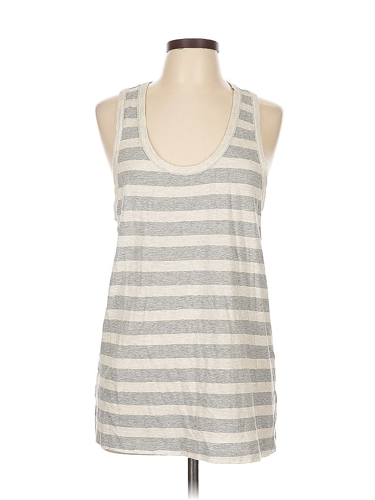 Pre-owned Ann Taylor Loft Outlet Tank Top Ivory Halter Neckline Tops In White