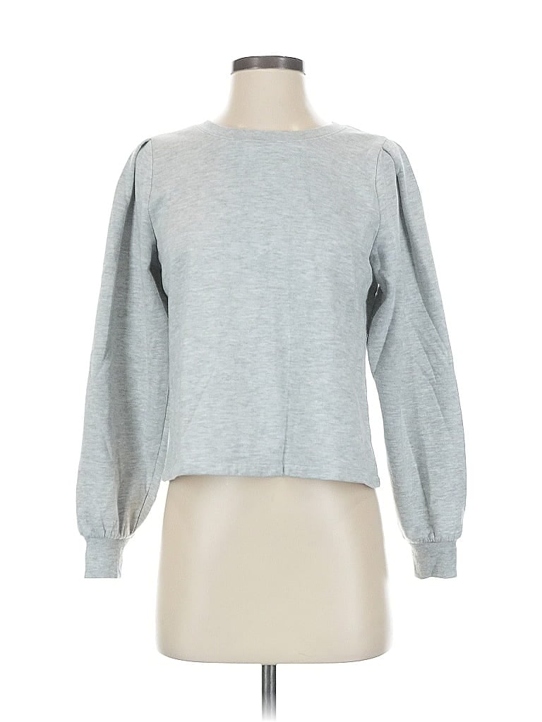 Pre-owned Banana Republic Factory Store Sweatshirt In Gray