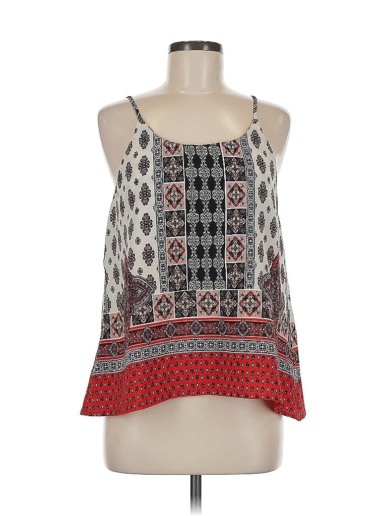 Click to view more detailed imagery on our partner's website Pre-owned Blu Pepper Sleeveless Blouse In Red