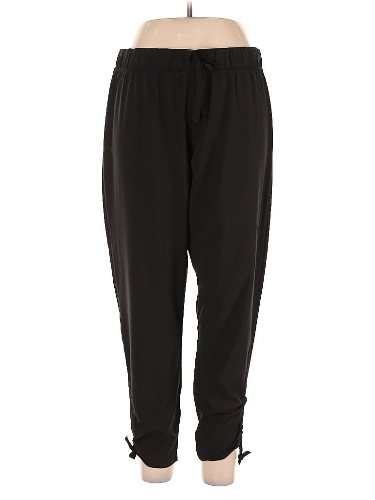 Pre-owned Gaiam Casual Pants In Black