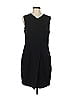 BCBGMAXAZRIA Solid Black Cocktail Dress Size M - photo 1