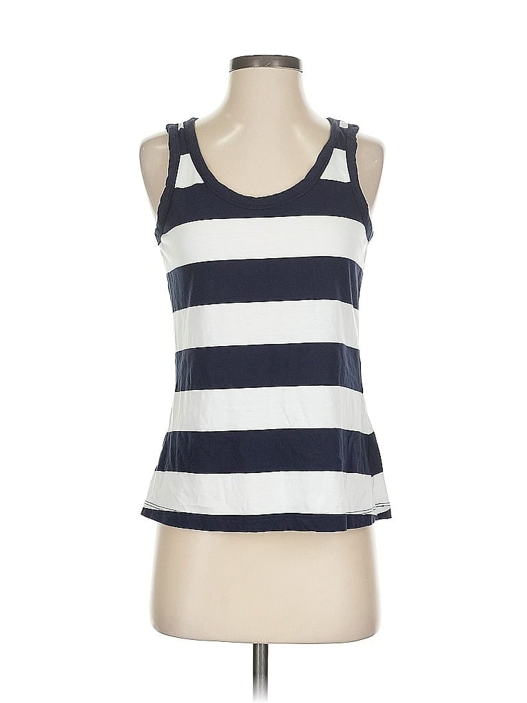 Pre-owned For The Republic Tank Top Blue Halter Neckline Tops