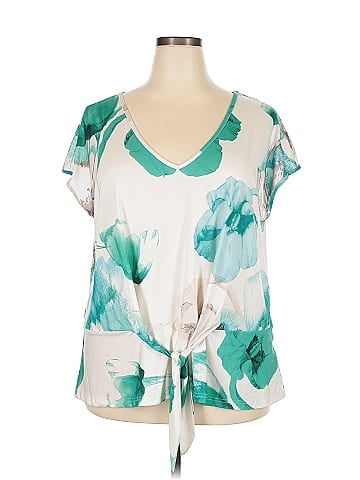 Lily by Firmiana Short Sleeve Blouse (view 1)