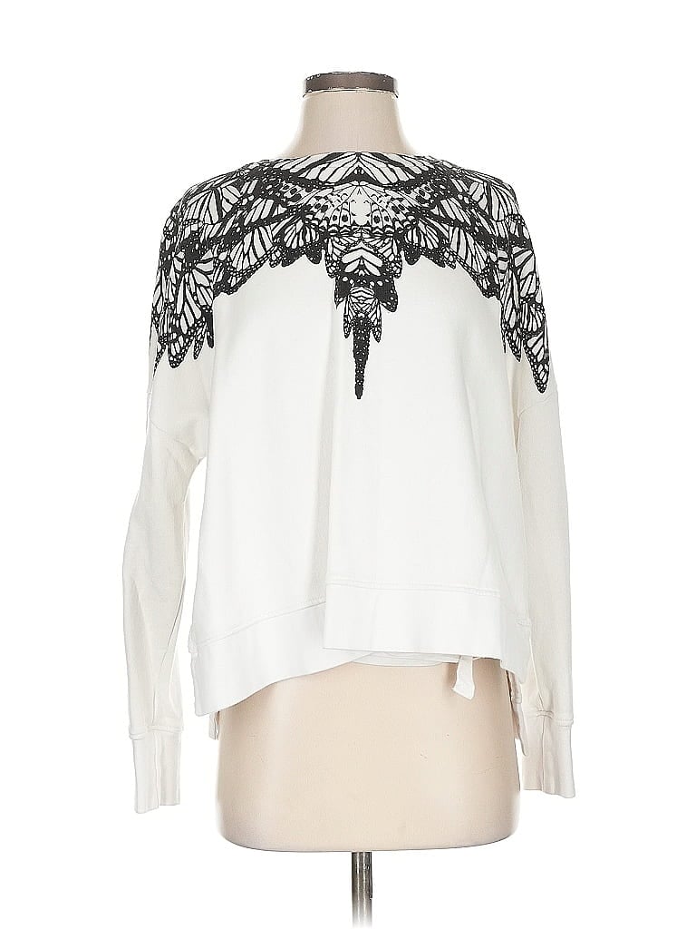 Pre-owned Marcelo Burlon County Of Milan Pullover Sweater In White