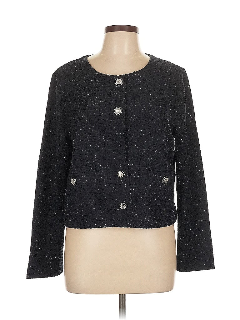 Pre-owned Ann Taylor Cardigan Sweater In Blue