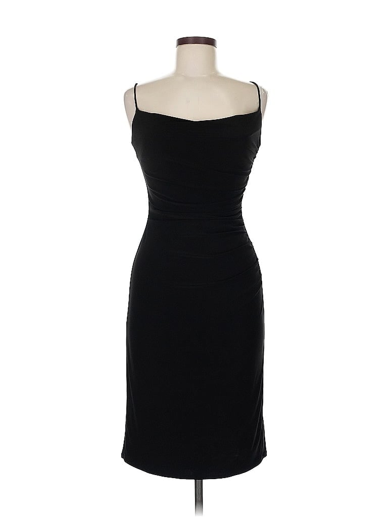 Pre-owned Laundry By Shelli Segal Cocktail Dress In Black