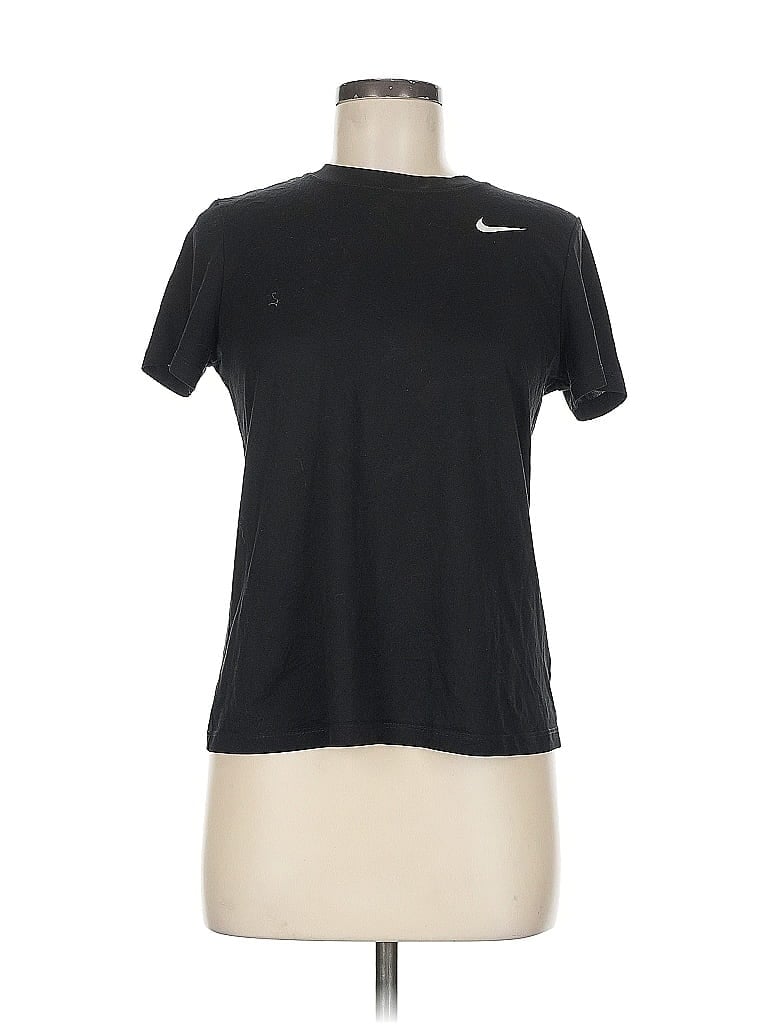 Pre-owned Nike Active T-shirt In Black
