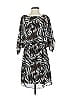 Olivia Matthews 100% Polyester Animal Print Gray Cocktail Dress Size 4 - photo 1