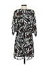 Olivia Matthews 100% Polyester Animal Print Gray Cocktail Dress Size 4 - photo 2