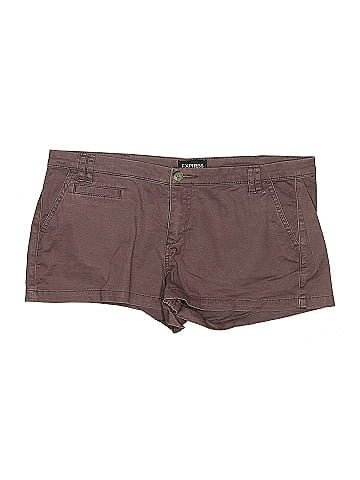 Express Jeans Khaki Shorts (view 1)